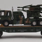 Menards 279-3479 O Gauge US Army Flatcar with Truck & Guns EX