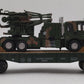 Menards 279-3479 O Gauge US Army Flatcar with Truck & Guns EX
