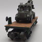 Menards 279-3474 O US Army Flatcar w/ Trucks & Guns #21382 EX