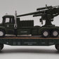 Menards 279-3474 O US Army Flatcar w/ Trucks & Guns #21382 EX