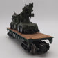 Menards 279-3474 O US Army Flatcar w/ Trucks & Guns #21382 EX
