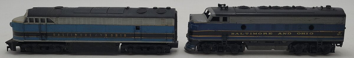 Penn Lines & AHM HO Custom Baltimore & Ohio Diesel Locomotives [2] VG