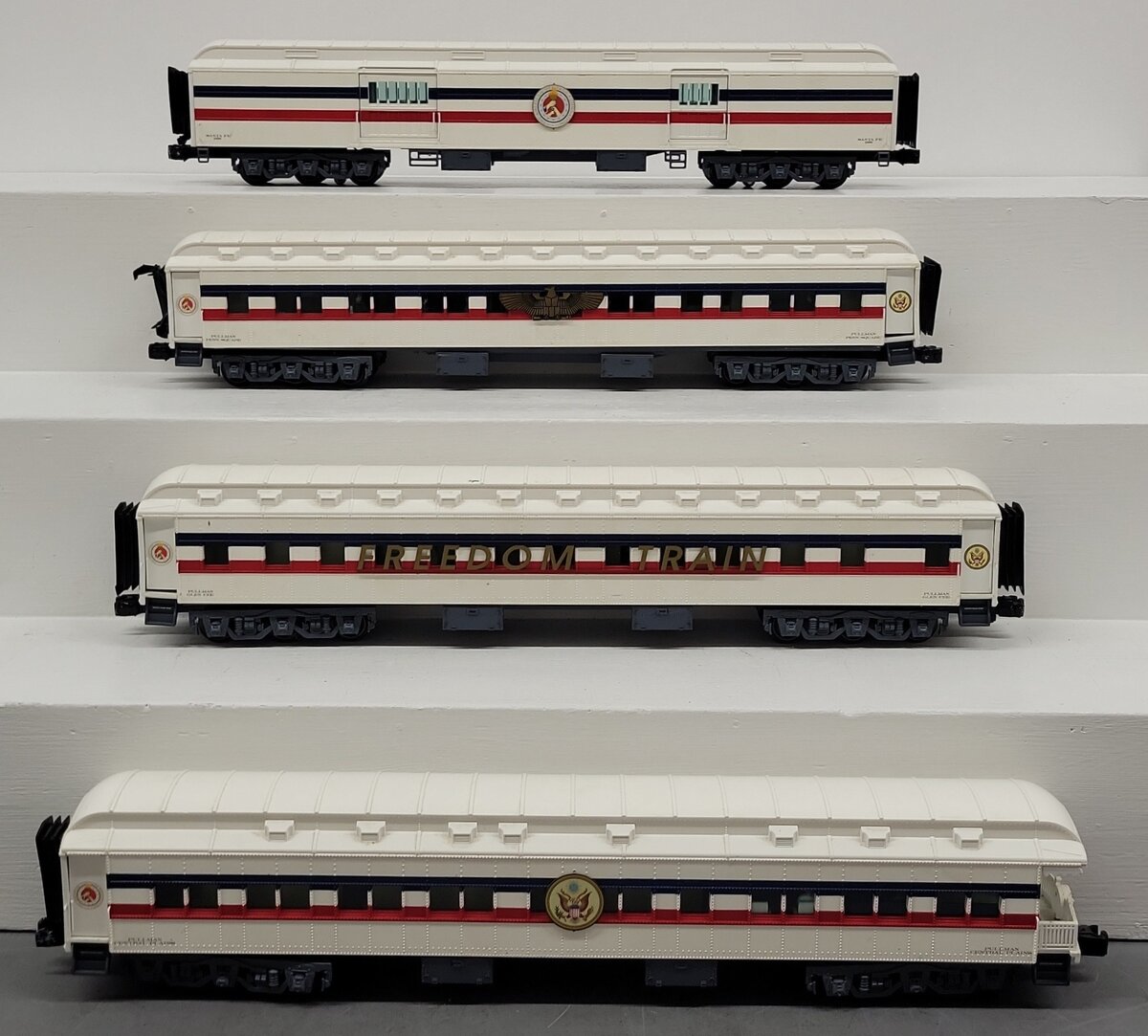 Lionel 6-21791 O Gauge Heritage Foundation Freedom Train Passenger Cars [4] VG