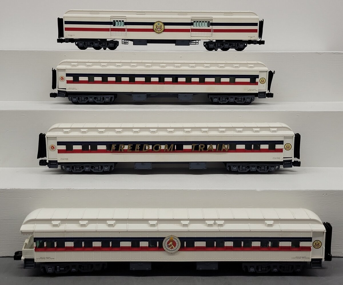 Lionel 6-21791 O Gauge Heritage Foundation Freedom Train Passenger Cars [4] VG