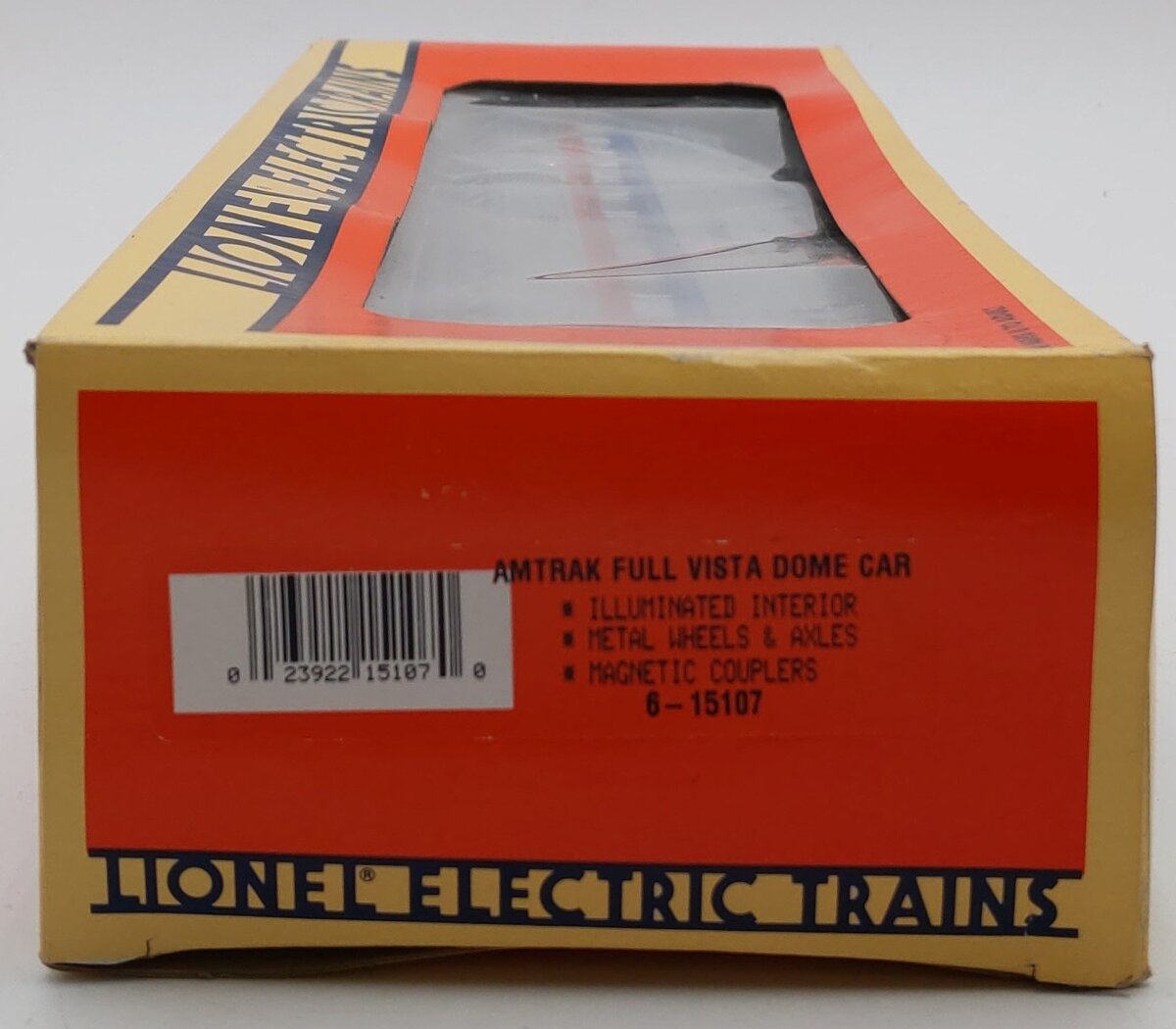 Lionel 6-15107 O Gauge Amtrak "Prairie View" Full Vista Dome Car #15107 EX/Box