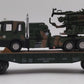 Menards 279-3479 O Gauge US Army Flatcar with Truck & Guns #6414 EX