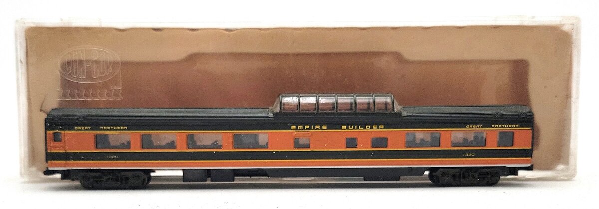 Con-Cor 0001-04061D N 85' Great Northern Dome Passenger Car #1320 EX/Box