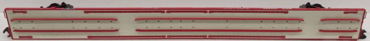 Atlas 6982-3 O Gauge Maine Central 89' 4" Flat Car #105022 [3-Rail] VG