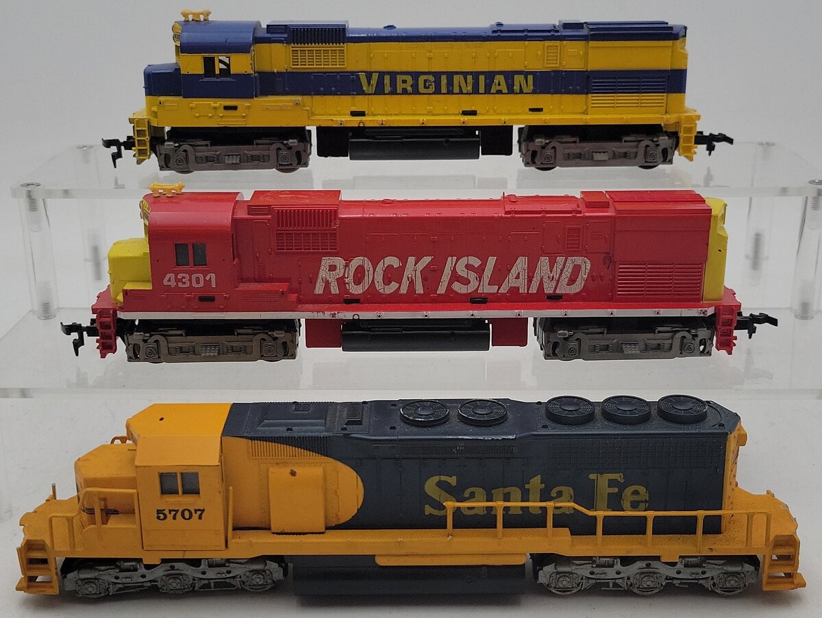 Tyco & Other HO Assorted Diesel Locomotives #4301,4301,5707 [3] EX