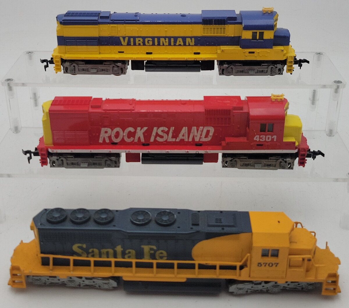 Tyco & Other HO Assorted Diesel Locomotives #4301,4301,5707 [3] EX