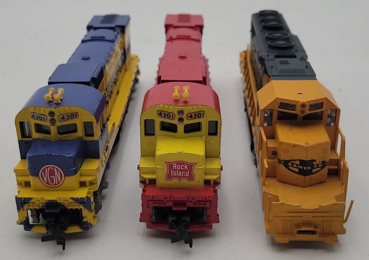Tyco & Other HO Assorted Diesel Locomotives #4301,4301,5707 [3] EX
