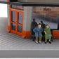 MTH 30-90266 O Assembled Harley Davidson Corner Store EX