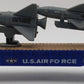 Menards 279-3479 O Gauge US Airforce Flatcar with Rockets EX