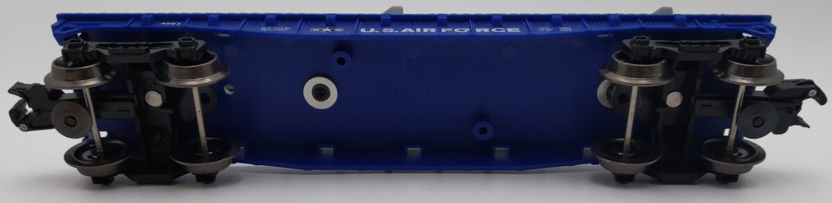Menards 279-3479 O Gauge US Airforce Flatcar with Rockets EX