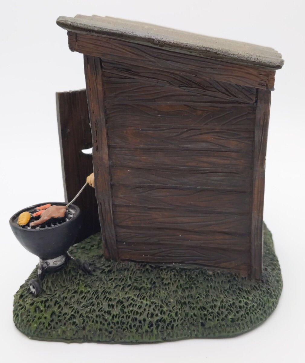 Redneck Resort Outhouse Coin Bank EX