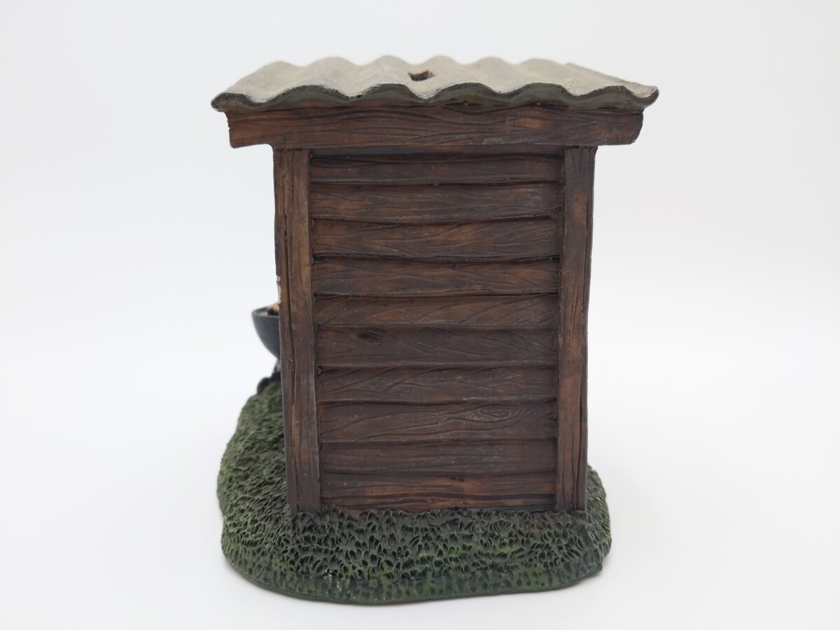 Redneck Resort Outhouse Coin Bank EX