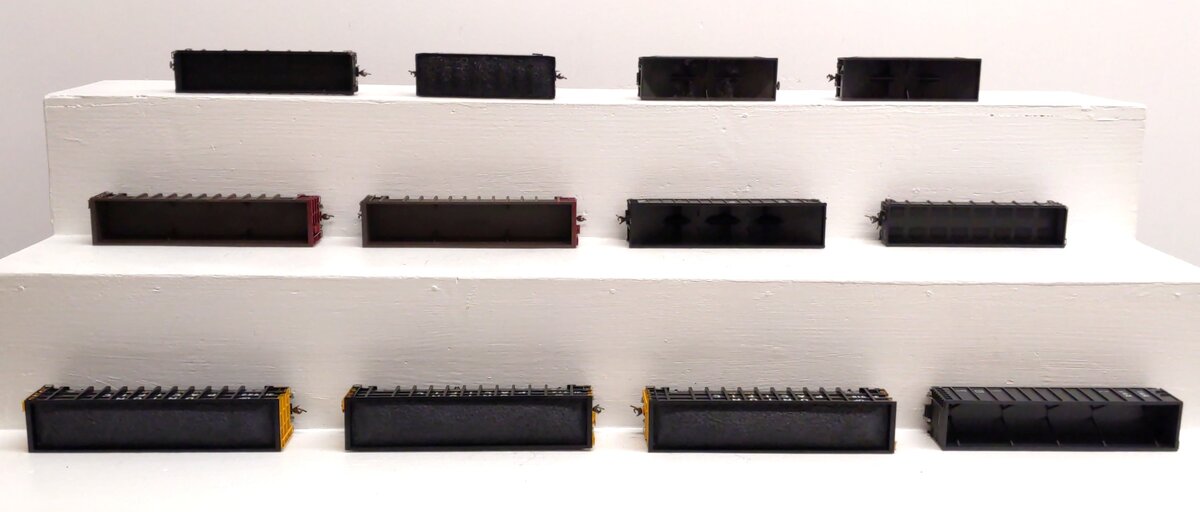 Walthers & Other HO Scale Assorted Freight Cars [12] VG