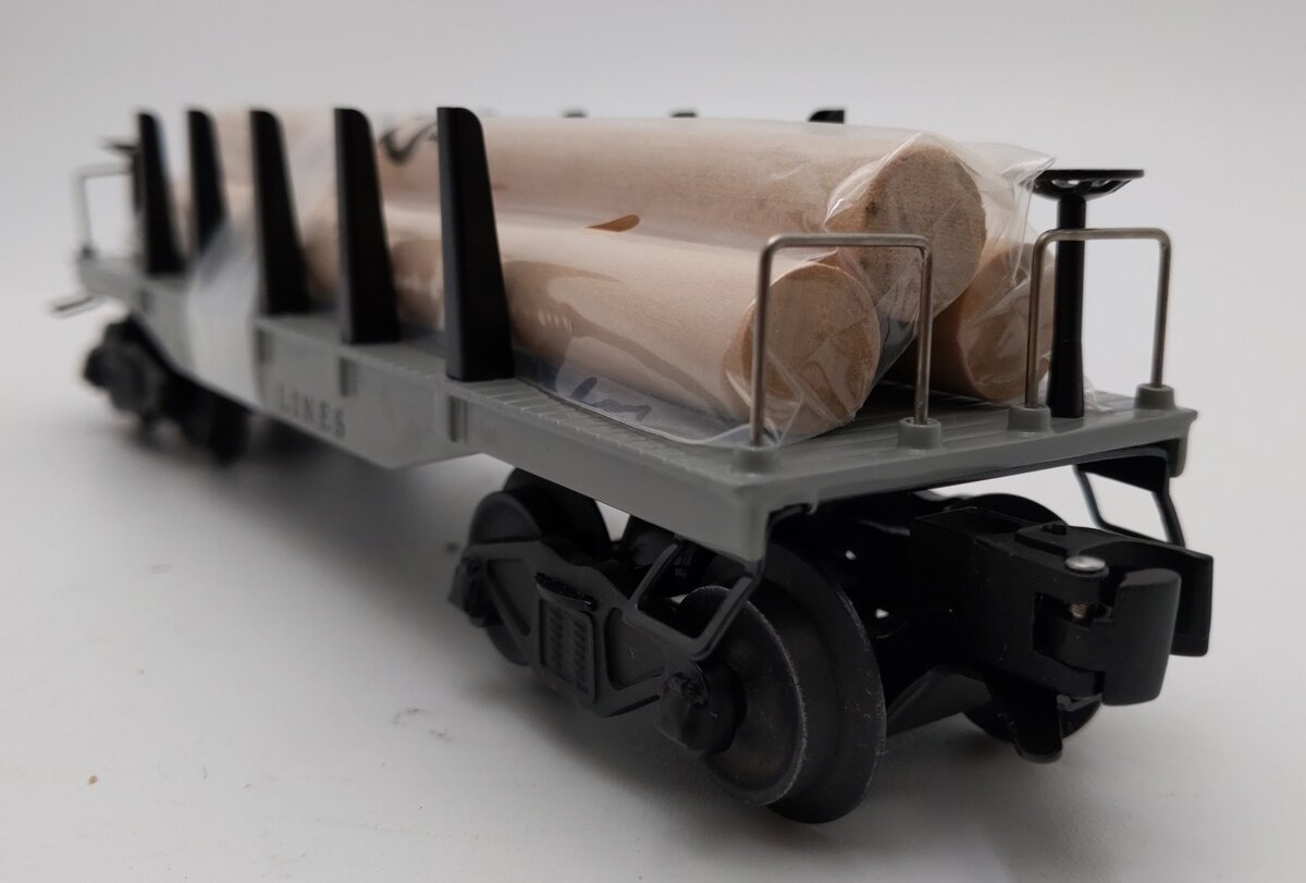 Lionel O Gauge Modern Flatcar #2411 with Pipes LN/Box