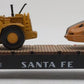 Menards O Gauge Santa Fe Flatcar With Construction Equipment #19247 EX