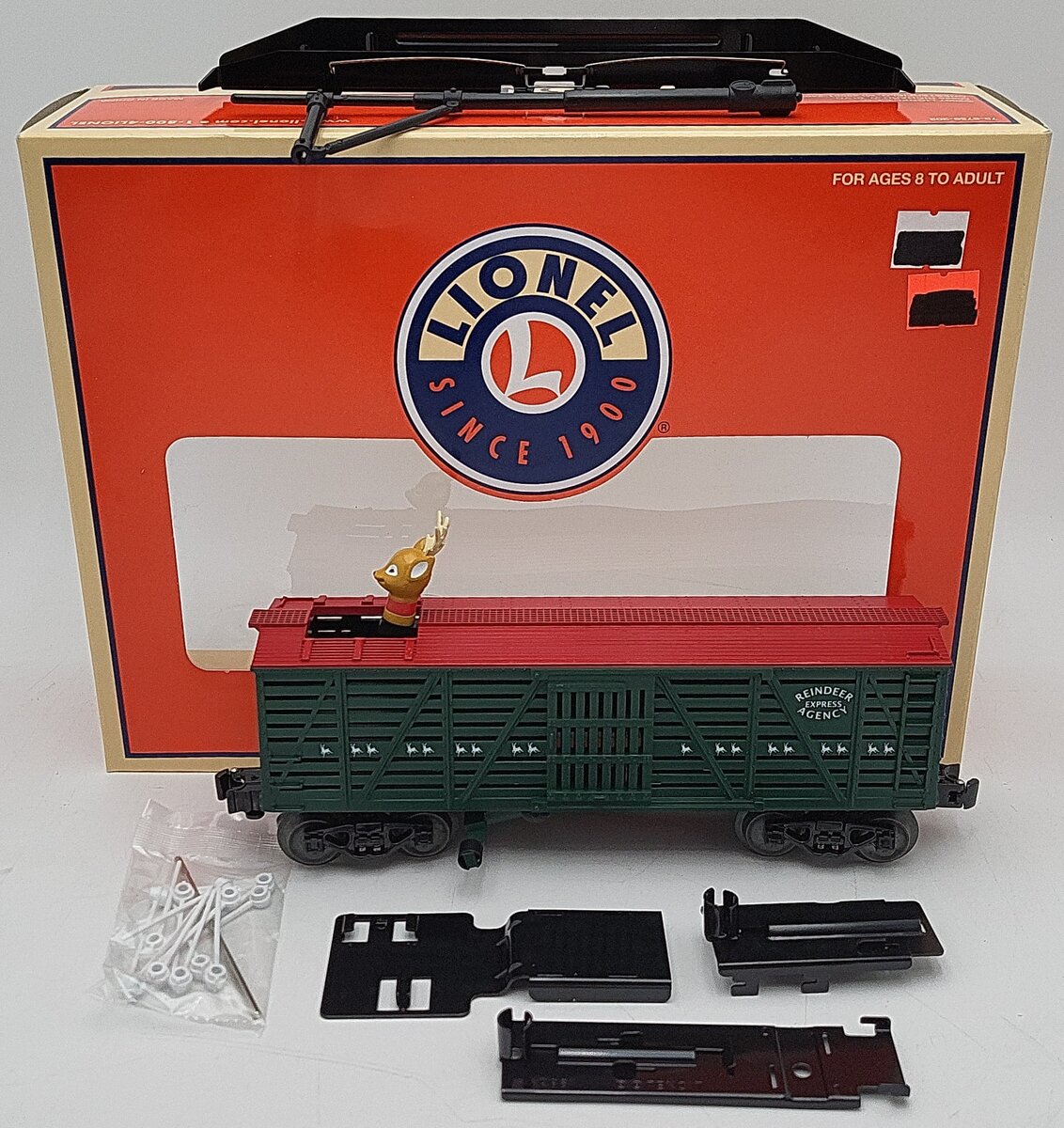 Lionel 6-36849 O Gauge Tell-Tale Operating Reindeer Car LN/Box