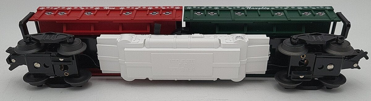 Lionel 6-36821 O Gauge Naughty or Nice Christmas Twin Dump Car LN/Box