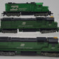 Tyco HO Assorted Burlington Northern Diesel Locomotives #5628,4301,4301 [3] EX