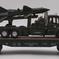 Menards 279-3479 O Gauge US Army Flatcar with Truck & Missile #19811 EX