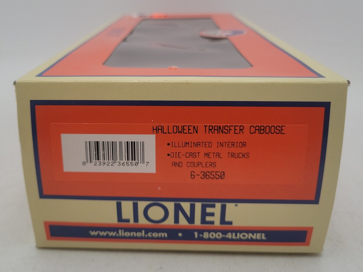 Lionel 6-36550 O Gauge Halloween Transylvania Transfer Illuminated Caboose LN/Box