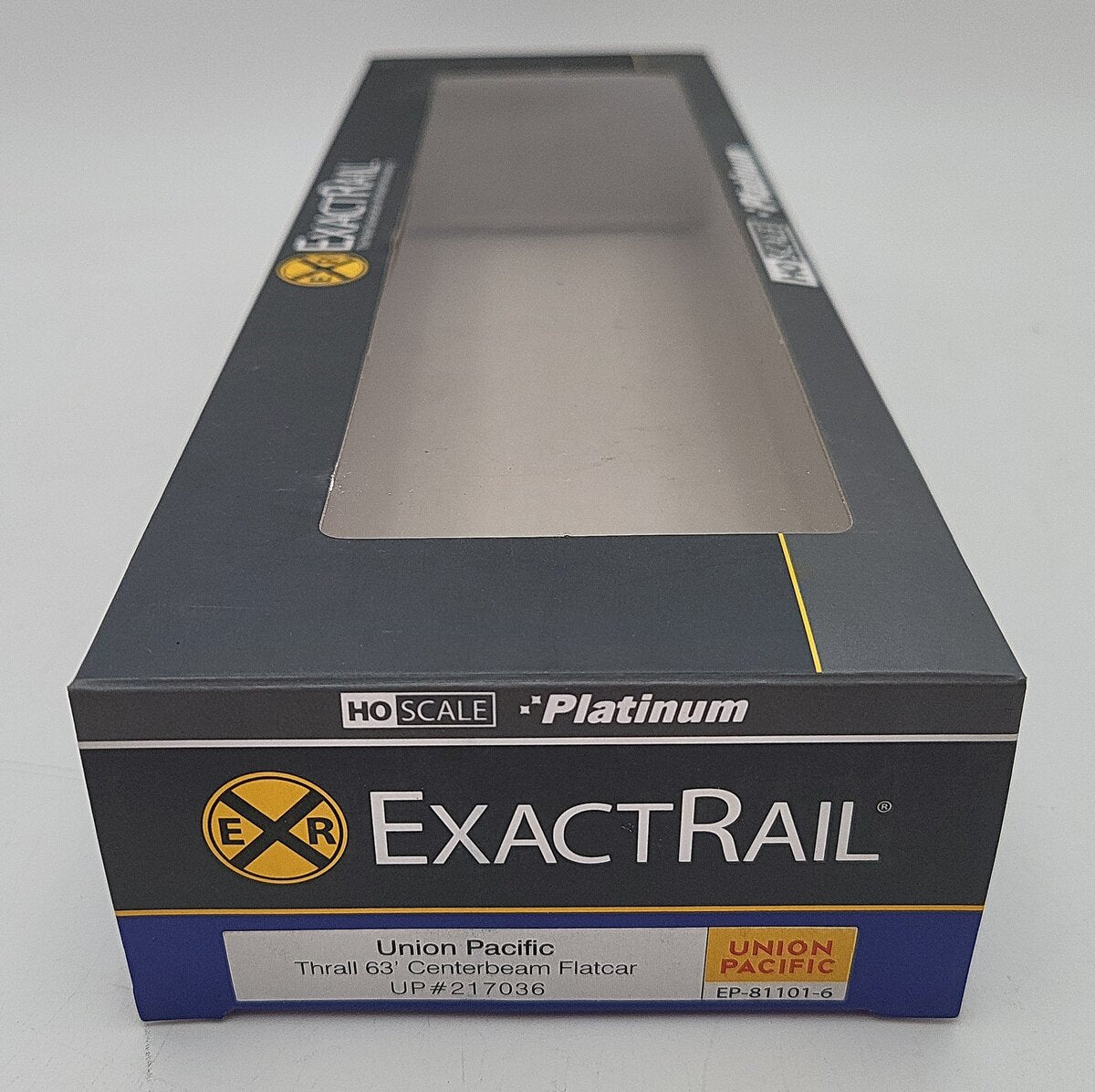 ExactRail 81101-6 HO Scale Union Pacific Centerbeam Flatcar #217036 LN/Box