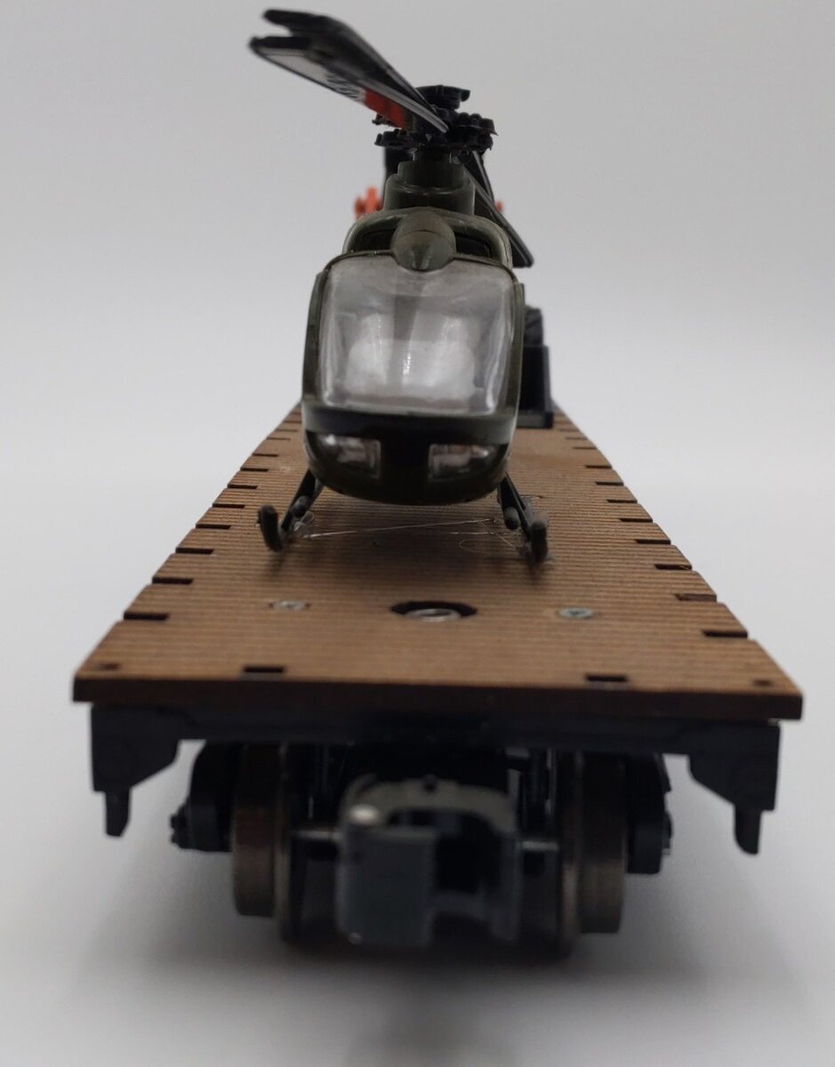 Menards O Gauge Santa Fe Flatcar #19245 - Custom Load EX