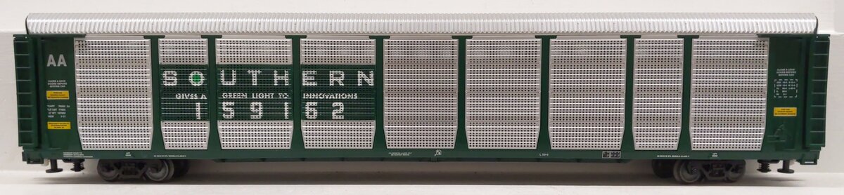 Lionel 6-84908 O Gauge Southern Autorack #159162 EX