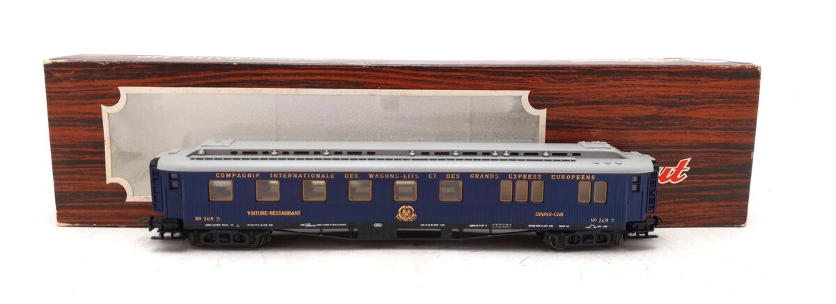 Liliput 26100 HO Scale CIWL Passenger Coach Car #2419D LN/Box