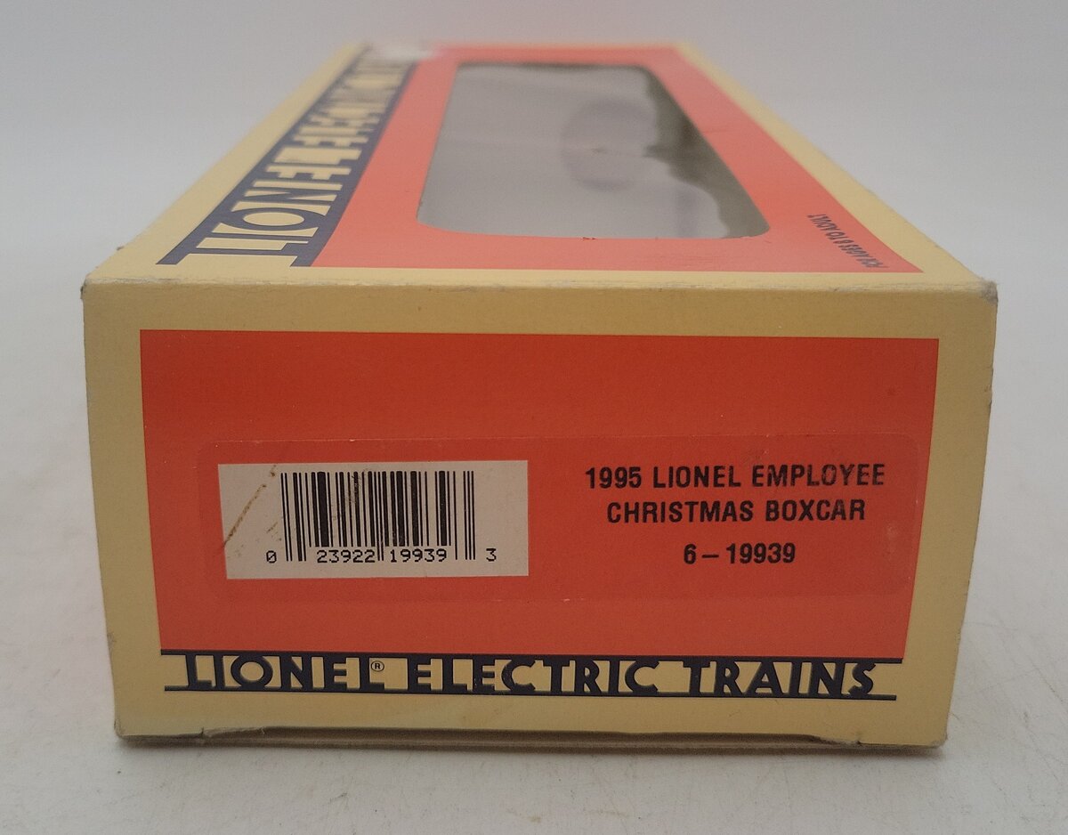 Lionel 6-19939 O Gauge 1995 Employee Christmas Boxcar LN/Box