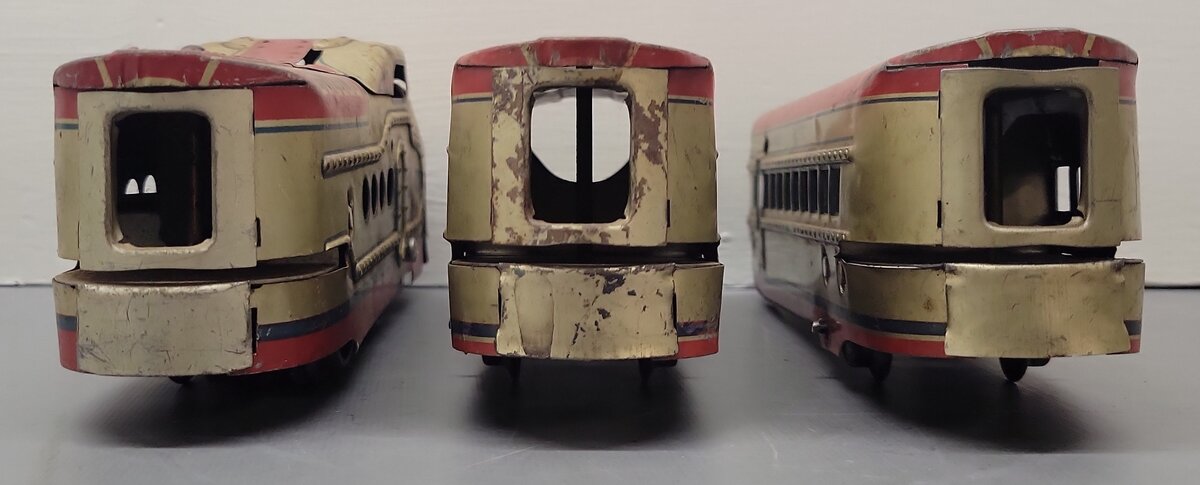 Marx M10005 Vintage O Union Pacific Tinplate Multi Unit Streamliner VG
