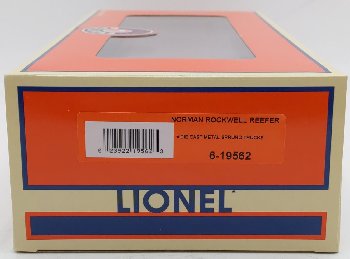 Lionel 6-19562 O Gauge Norman Rockwell Refrigerator Car LN/Box