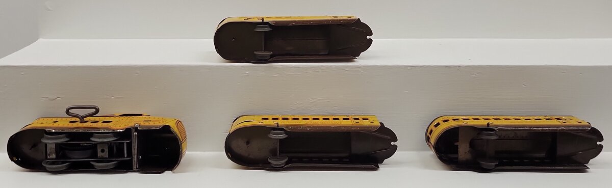 Marx Vintage O Union Pacific M10005 Streamlined Wind Up Locomotive Set VG