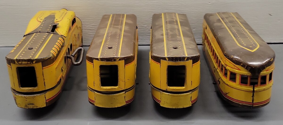 Marx Vintage O Union Pacific M10005 Streamlined Wind Up Locomotive Set VG