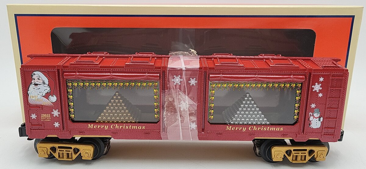 Lionel 6-29633 O Gauge Operating Christmas Lighted Ornament Mint Car LN/Box