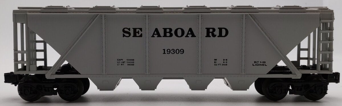 Lionel 6-19309 O Gauge Seaboard Quad Covered Hopper EX/Box