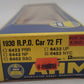 AHM 6452 HO Scale 1930 New York Central Passenger Car #1405 EX/Box