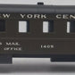 AHM 6452 HO Scale 1930 New York Central Passenger Car #1405 EX/Box
