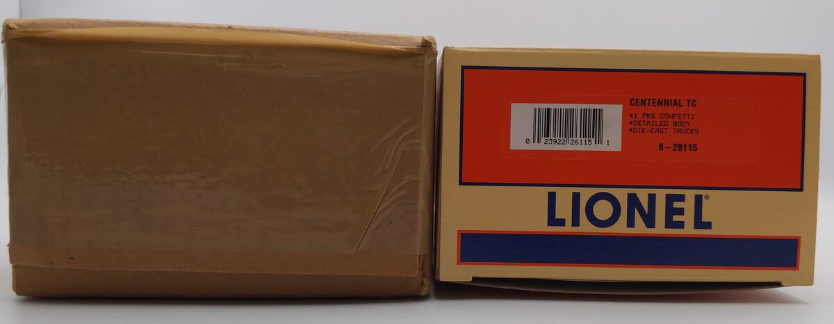Lionel 6-26115 O Gauge Celebrate Single Dome Tank Car LN/Box