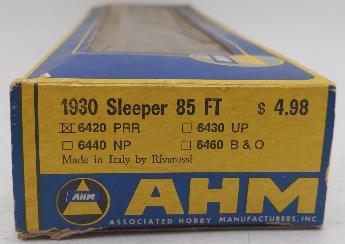 AHM 6420 HO Scale Pennsylvania Railroad Passenger Car EX/Box