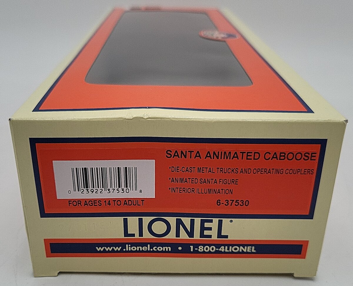 Lionel 6-37530 Santa Animated Caboose LN/Box