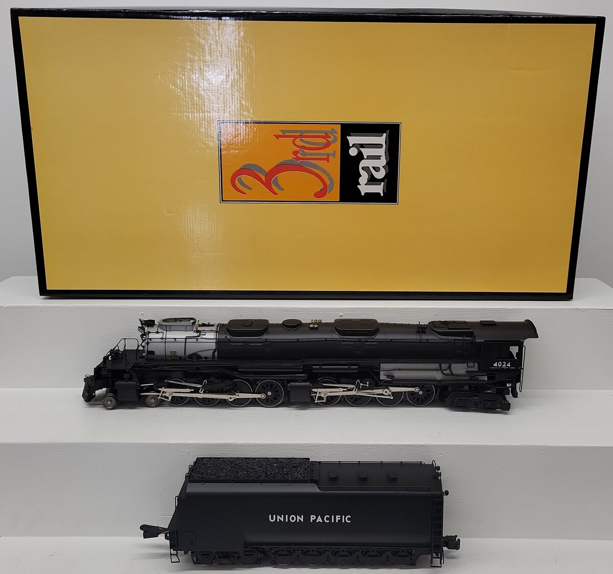 3rd Rail O Brass Union Pacific "Late" Big Boy Steam Locomotive & Tender #4024 EX/Box