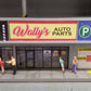 Menards 279-4392 O Scale Citi Center Parking Garage w/Shops VG