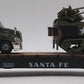 Menards 279-3384 O Gauge Army Flatcar w/ Half Track and Semi Tractor #19246 EX