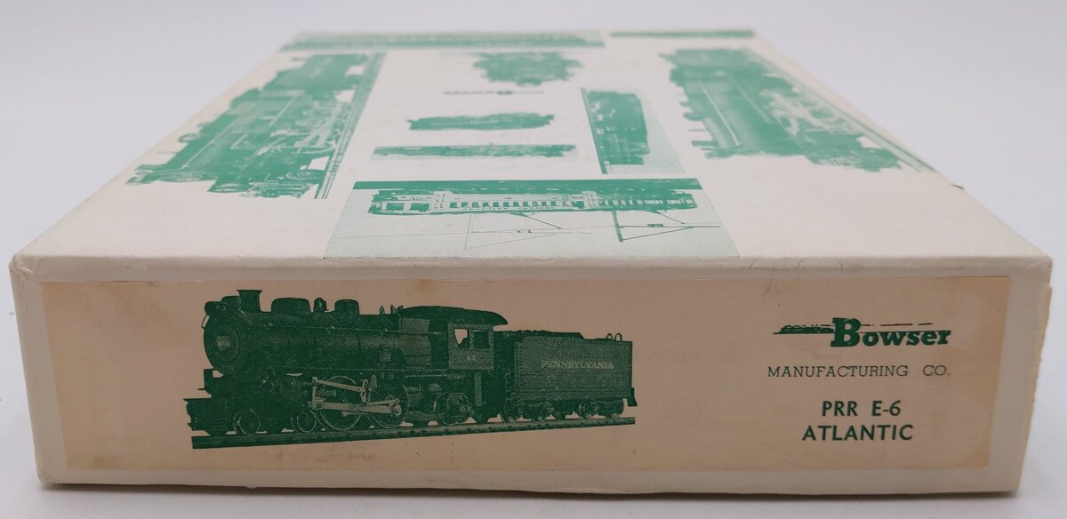 Bowser HO Scale PRR E-6 4-4-2 Atlantic Steam Loco & Tender - Kit VG/Box