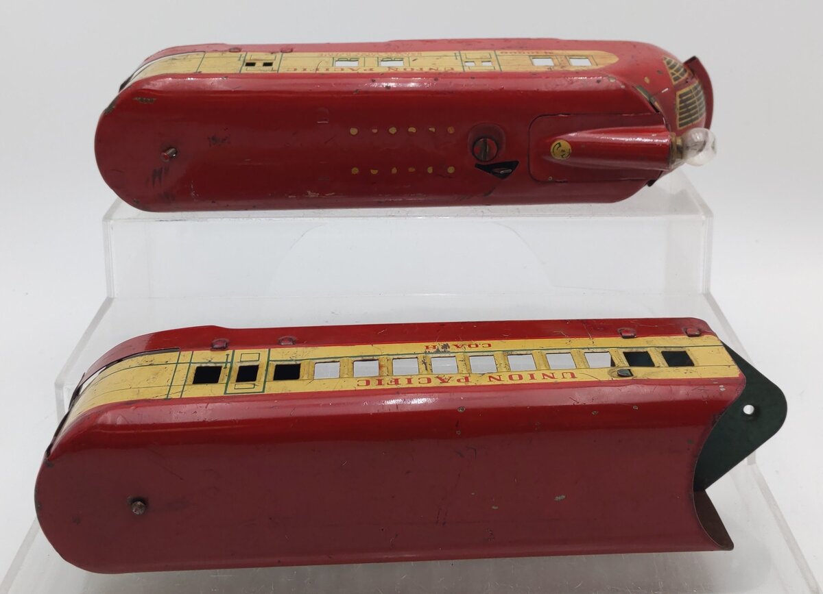 Marx M10000 Vintage O Gauge Union Pacific Streamline Diesel Locomotive Set VG