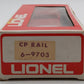 Lionel 6-9703 O Gauge CP Rail Red Box Car EX/Box